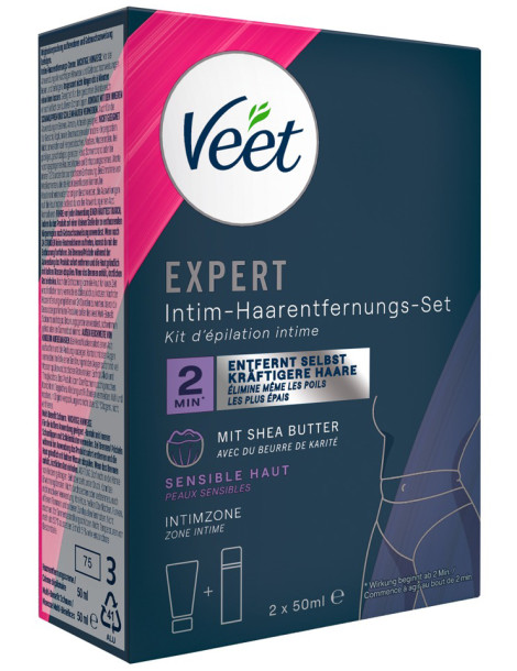 Depilační sada pro ženy EXPERT , Veet (2x 50 ml)