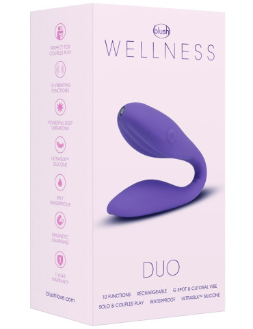 Tvarovatelný vibrátor Wellness Duo , Blush