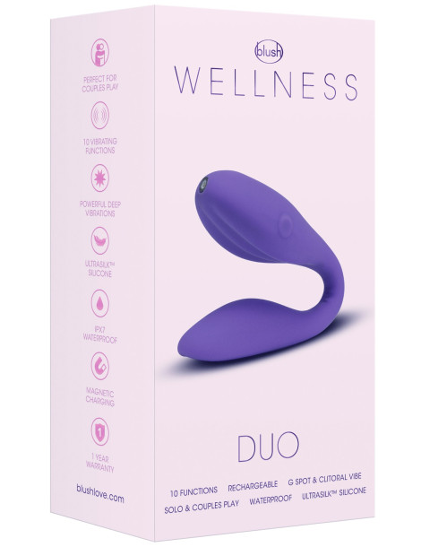 Tvarovatelný vibrátor Wellness Duo , Blush