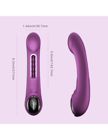 Vibrátor s pohyblivým jazýčkem TEMPO , Honey Play Box