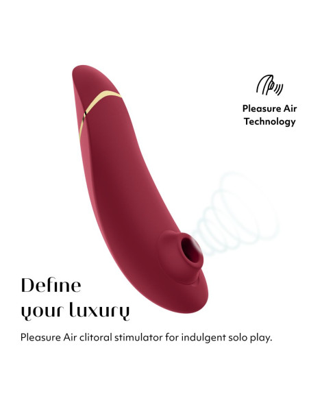 Stimulátor klitorisu Premium 2 , Womanizer (bordeaux)