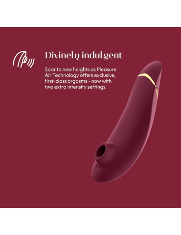 Stimulátor klitorisu Premium 2 , Womanizer (bordeaux)
