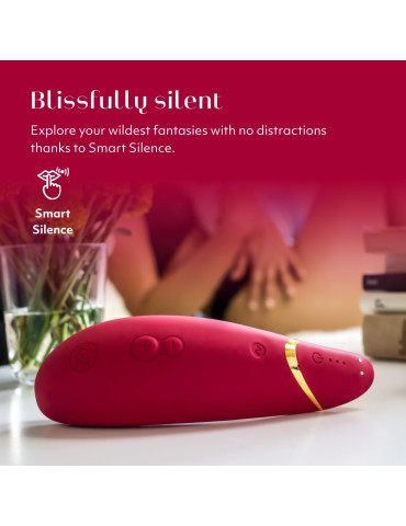Stimulátor klitorisu Premium 2 , Womanizer (bordeaux)
