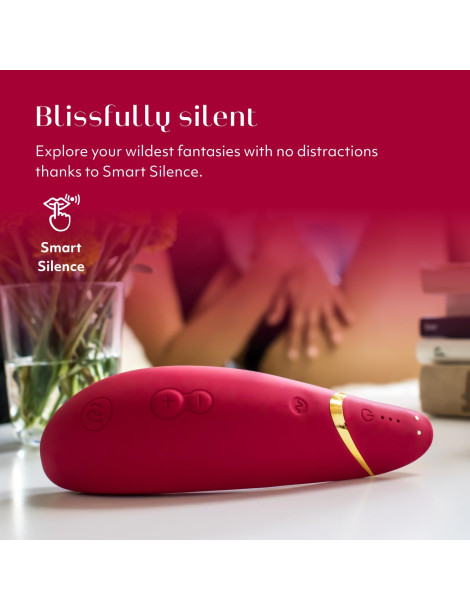 Stimulátor klitorisu Premium 2 , Womanizer (bordeaux)