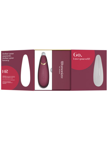 Stimulátor klitorisu Premium 2 , Womanizer (bordeaux)