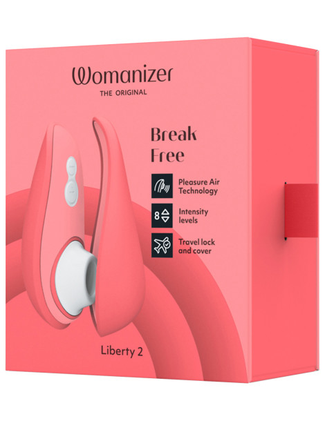 Stimulátor klitorisu Liberty 2 , Womanizer (vibrant rose)