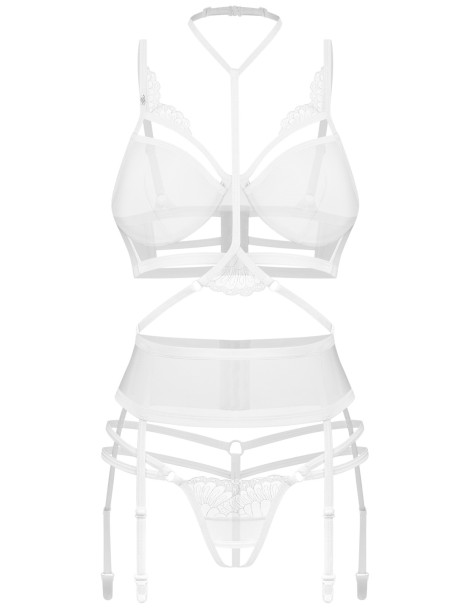 Set erotického prádla Premisis White , Obsessive