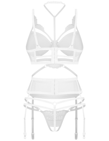 Set erotického prádla Premisis White , Obsessive