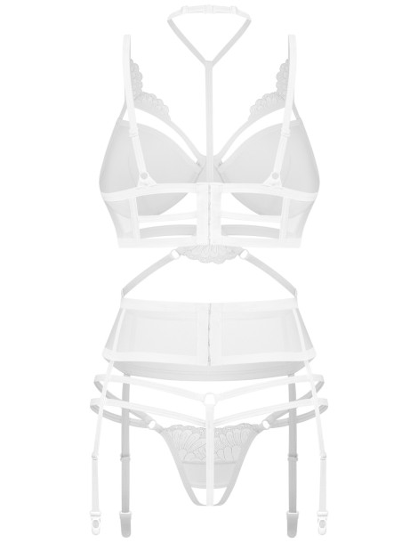 Set erotického prádla Premisis White , Obsessive