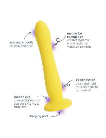 Multi,vibrátor s přísavkou , plusOne
