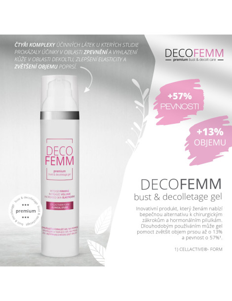 Zpevňující a formující gel na poprsí DecoFemm , VALAVANI (100 ml)