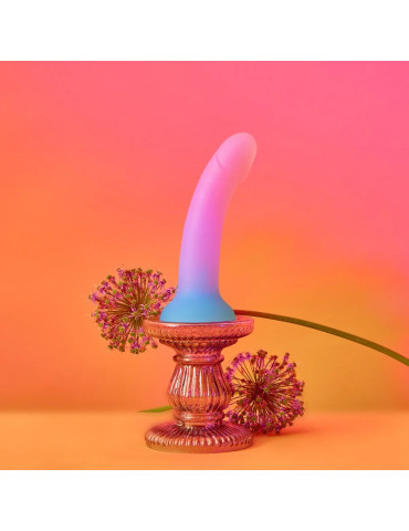 Silikonové dildo s přísavkou Dildolls Utopia S , Love to Love
