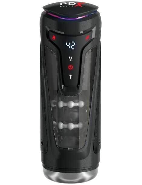 Přirážecí, vibrační a hřejivý masturbátor Moto,Bator Pro , Pipedream