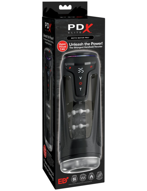 Přirážecí, vibrační a hřejivý masturbátor Moto,Bator Pro , Pipedream