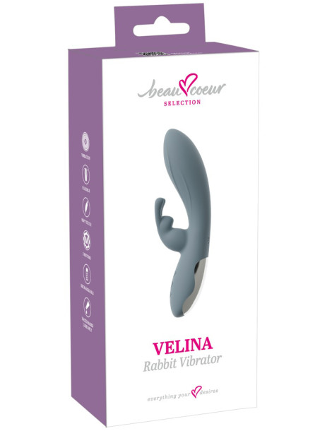 Vibrátor s králíčkem Velina , Beau Coeur