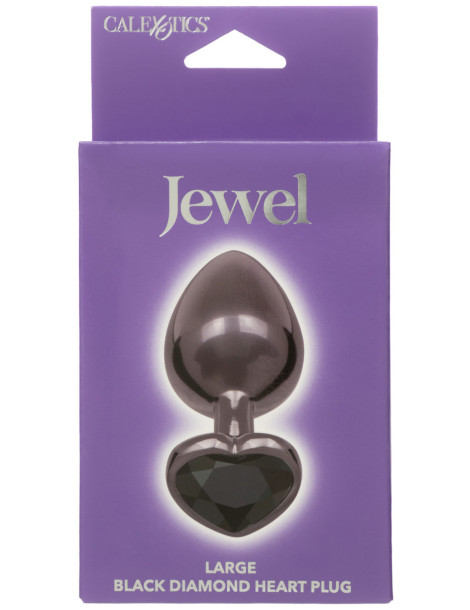 Kovový anální kolík se srdíčkem Jewel Large , California Exotic Novelties