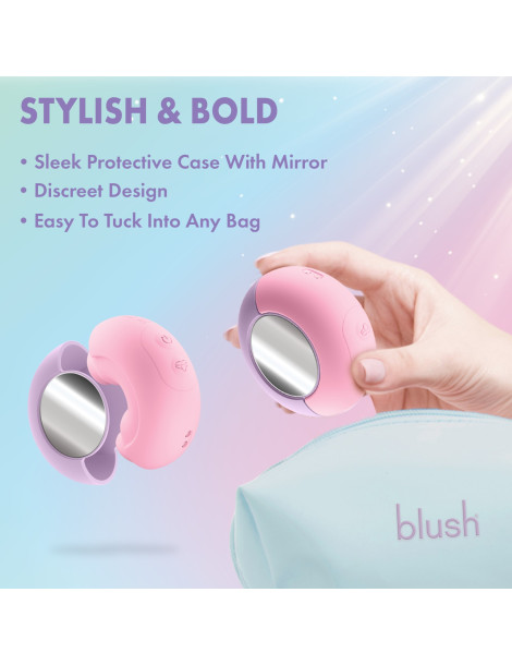 Oboustranný stimulátor klitorisu Pout & Play , Blush
