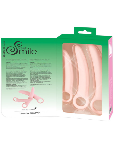Sada dilatátorů na roztažení vaginy , Sweet Smile (3 ks)