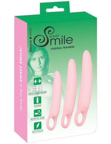 Sada dilatátorů na roztažení vaginy , Sweet Smile (3 ks)
