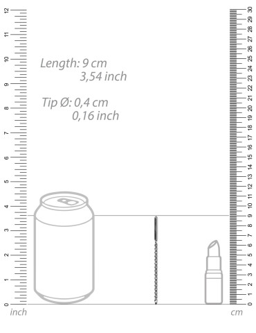 Dilatátor s kuličkami Ouch! (4 mm) , SHOTS