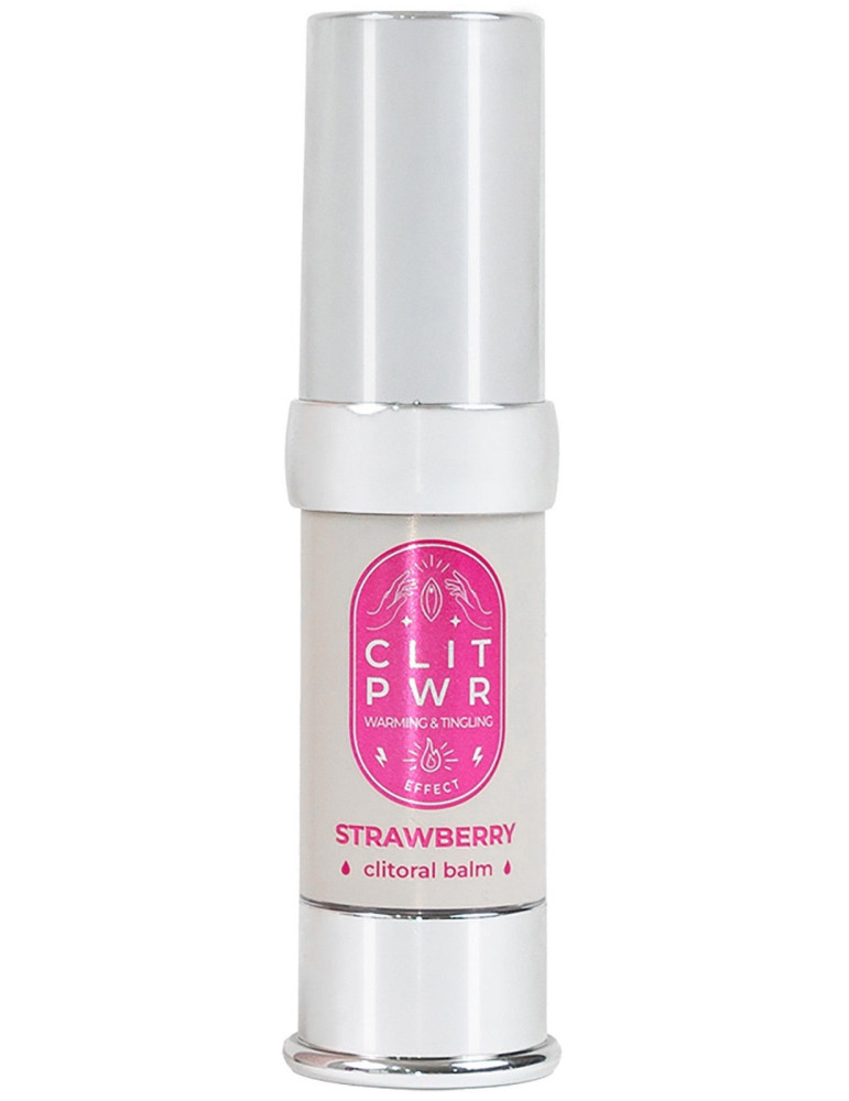 Stimulační balzám na klitoris Clit Pwr Strawberry , Secret Play (15 ml)