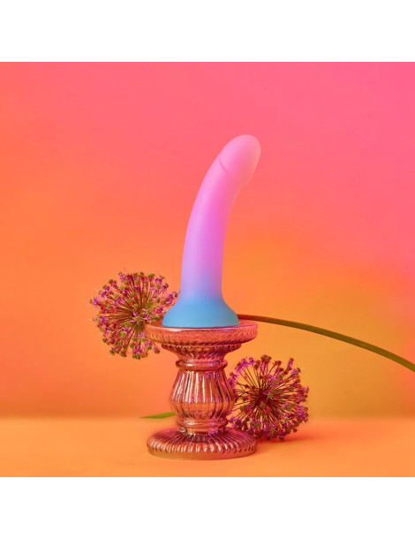 Silikonové dildo s přísavkou Dildolls Utopia XL , Love to Love