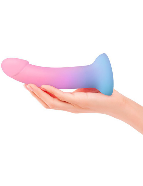 Silikonové dildo s přísavkou Dildolls Utopia XL , Love to Love