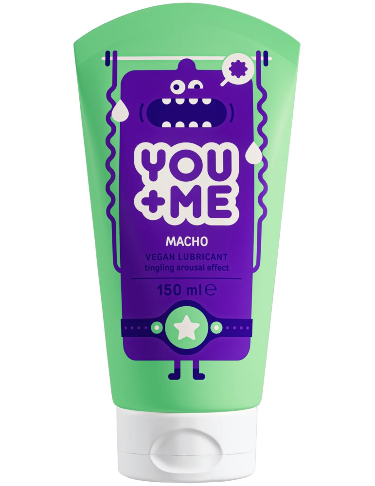 Stimulační lubrikační gel na vodní bázi Macho , YOU+ME (150 ml)