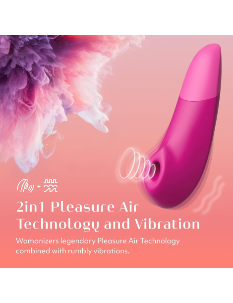 Pulzační a vibrační stimulátor klitorisu Enhance , Womanizer (vibrant pink)