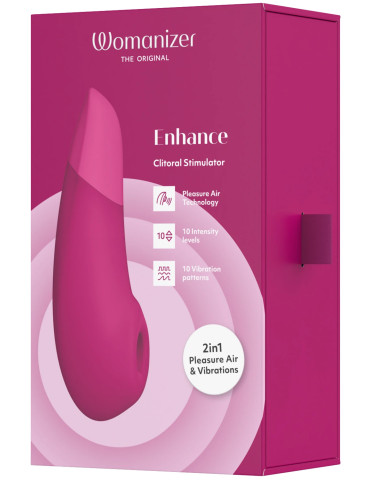 Pulzační a vibrační stimulátor klitorisu Enhance , Womanizer (vibrant pink)