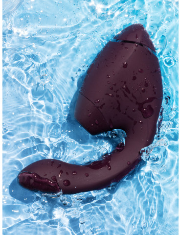 Vibrátor s pulzační stimulací klitorisu Next Duo , Womanizer (dark purple)