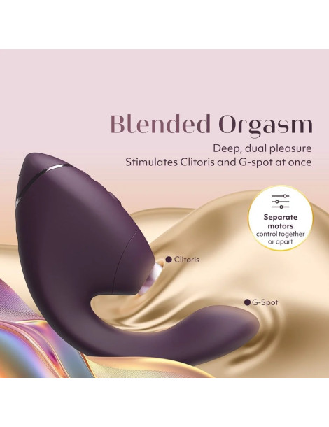Vibrátor s pulzační stimulací klitorisu Next Duo , Womanizer (dark purple)