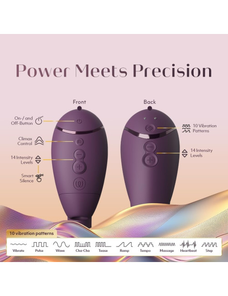 Vibrátor s pulzační stimulací klitorisu Next Duo , Womanizer (dark purple)