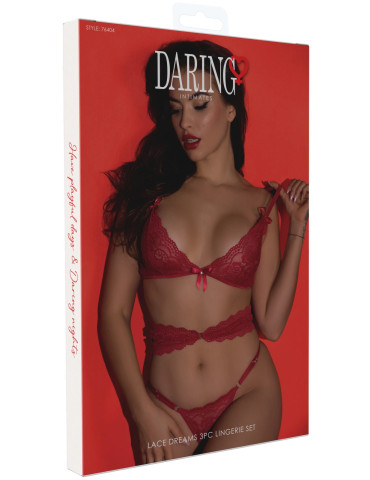 Set krajkového prádla Lace Dreams , Daring Intimates (3 ks)