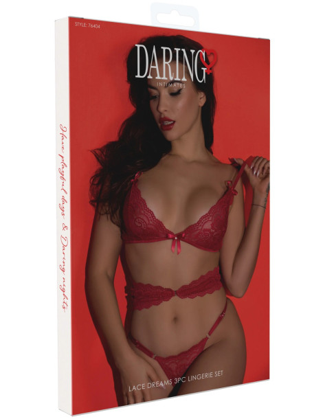 Set krajkového prádla Lace Dreams , Daring Intimates (3 ks)