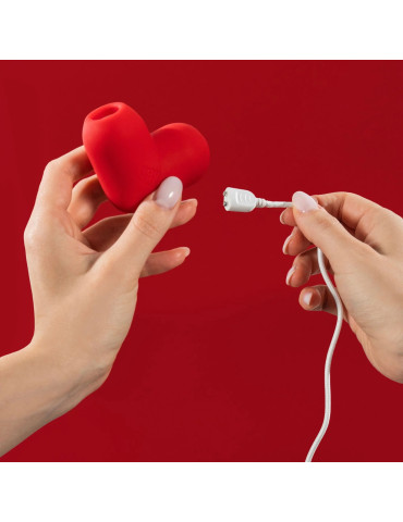 Pulzační a vibrační stimulátor klitorisu Heartbeat , YOU+ME
