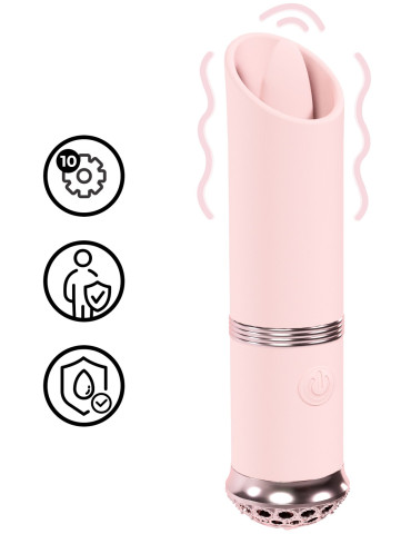 Vibrační stimulátor klitorisu s jazýčkem Luxe , Loveline