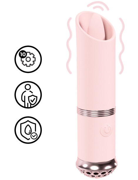 Vibrační stimulátor klitorisu s jazýčkem Luxe , Loveline