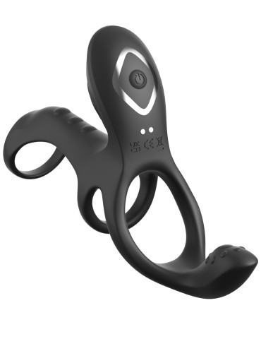 Párový vibrátor s kroužky na penis Ultimate Couples Cage Max , Pipedream