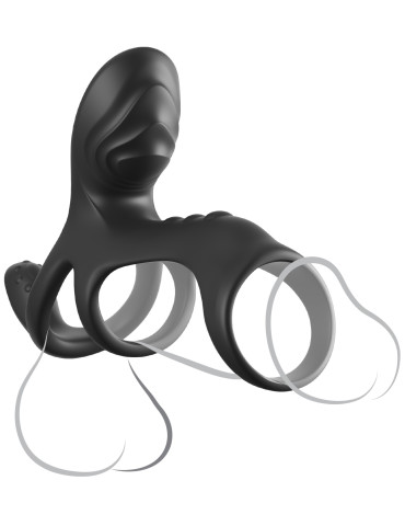 Párový vibrátor s kroužky na penis Ultimate Couples Cage Max , Pipedream