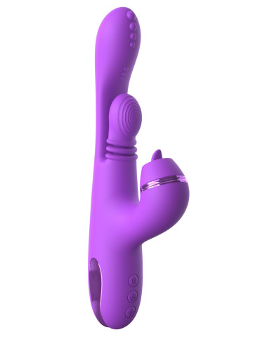 Vibrátor s králíčkem a nástavci Intimotion Pulse Pro , Pipedream