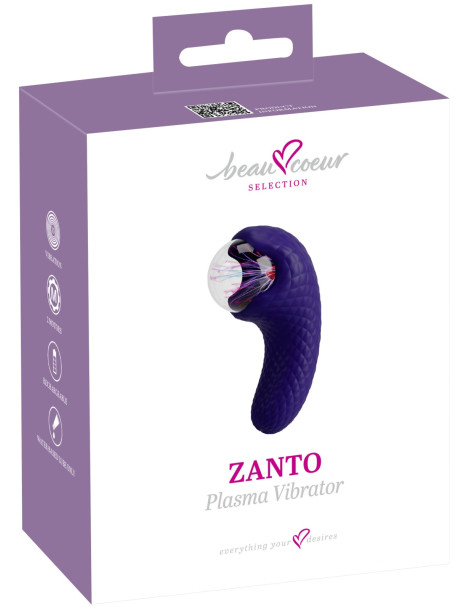 Plazmový oboustranný vibrátor Zanto , Beau Coeur