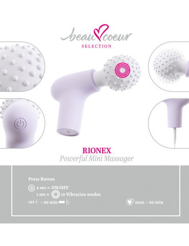 Mini masážní pistole Rionex , Beau Coeur