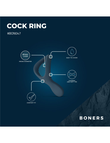 Erekční kroužek se stimulací hráze , Boners