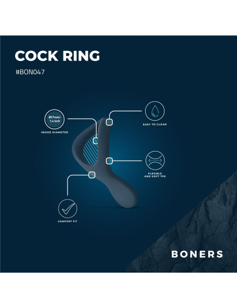 Erekční kroužek se stimulací hráze , Boners
