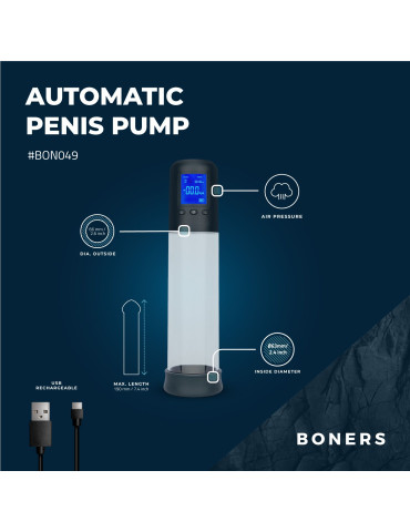 Automatická vakuová pumpa pro muže Smart Penis Pump , Boners