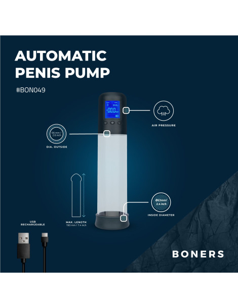 Automatická vakuová pumpa pro muže Smart Penis Pump , Boners