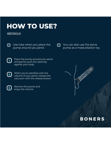 Automatická vakuová pumpa pro muže Smart Penis Pump , Boners