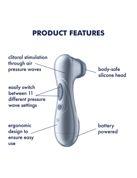 Stimulátor klitorisu Pro 2 Generation 2 , Satisfyer (na baterie)