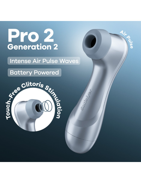 Stimulátor klitorisu Pro 2 Generation 2 , Satisfyer (na baterie)